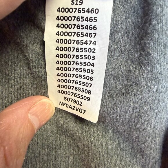 The North Face Tech Glacier 1/4-Zip Men’s Large Gray Fleece EUC - Picture 9 of 9